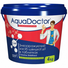 AquaDoctor C-60T дезінфектант на основі хлору швидкої дії 1 кг в таблетках Код: 17509